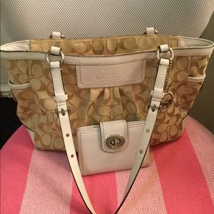 Coach Handbag and Wallet Set